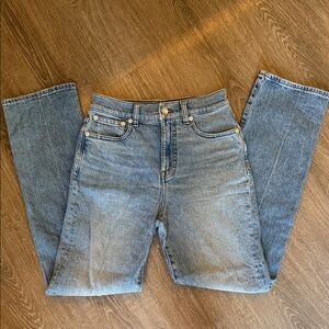 Madewell Light Blue Straight Leg Jeans